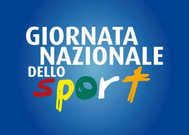 Giornata dello Sport c/o Palazzetto dello Sport, mercoledì 21 Maggio 2025 dalle h. 8,00.
